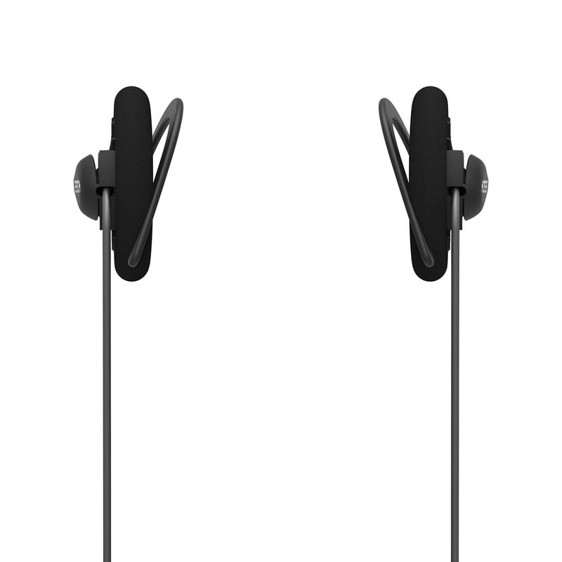 Koss KSC35 Wireless Bluetooth Ear Clip Headphones, USB-C, in-Line Microphone with Remote, 18+ Hour Battery Life, Black - Image 3